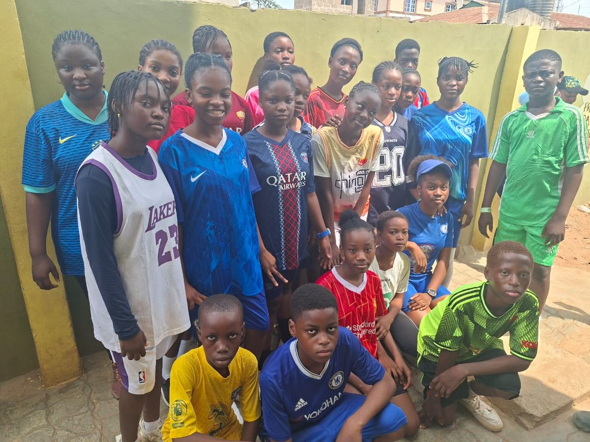 Basketball team at Hills-Grace Schools