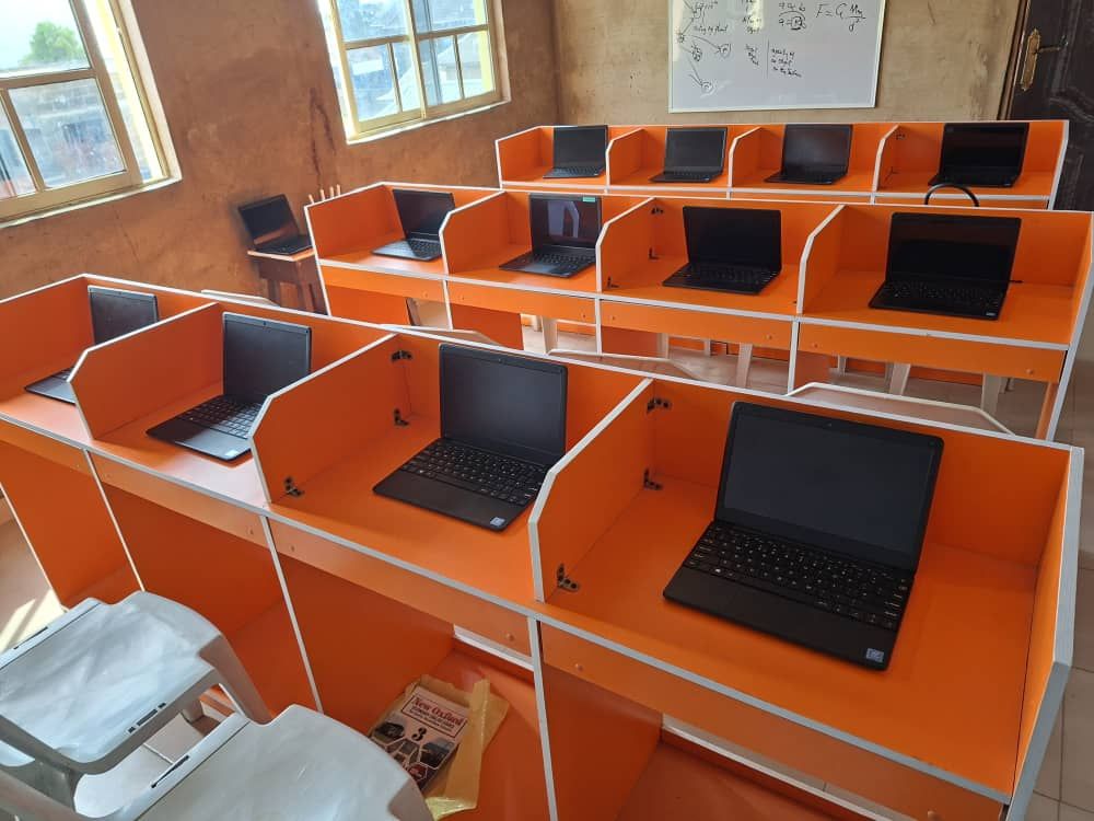 The Hills-Grace Schools computer laboratory