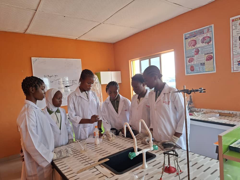 The Hills-Grace Schools science laboratory