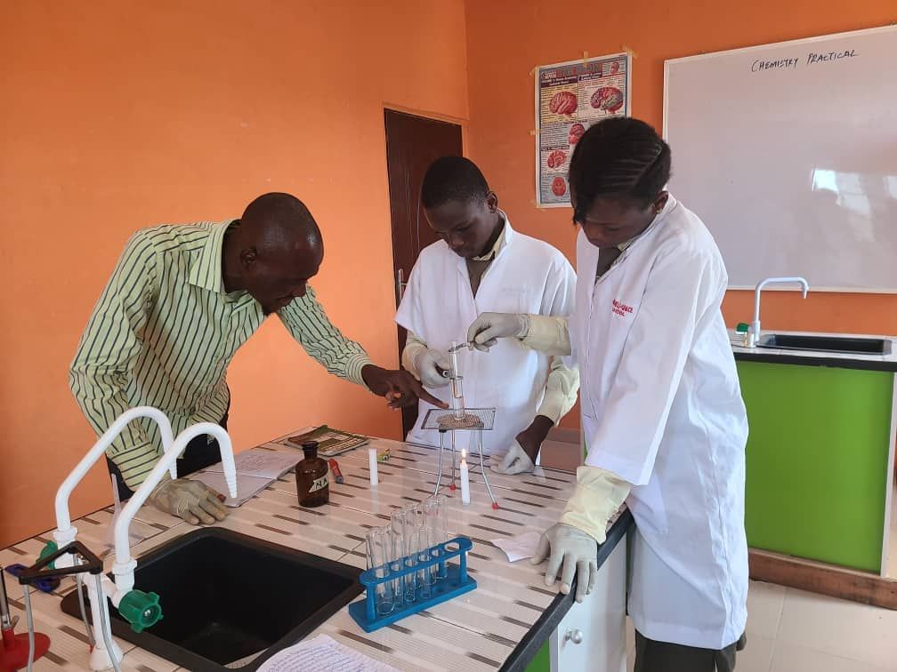 The Hills-Grace Schools science laboratory