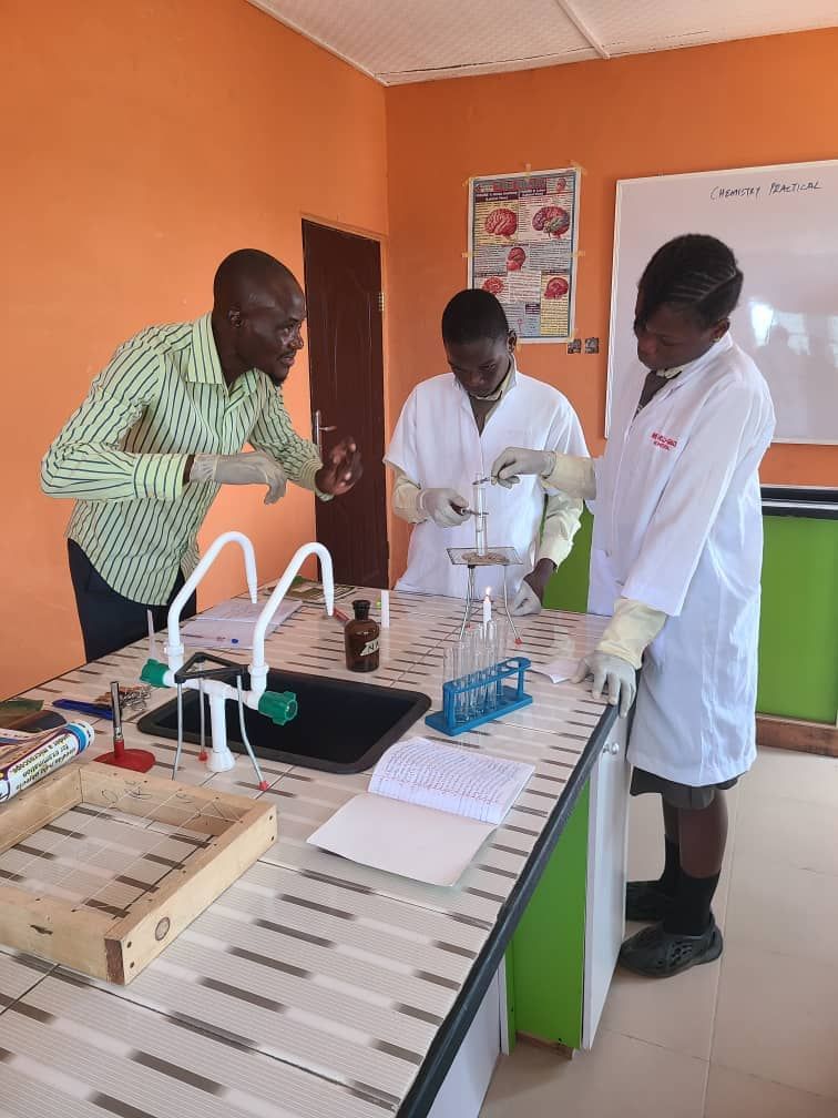 The Hills-Grace Schools science laboratory