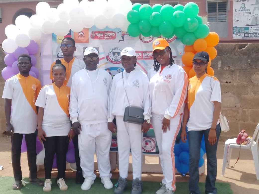Staff at the Hills-Grace Schools Inter-House Sports Competition